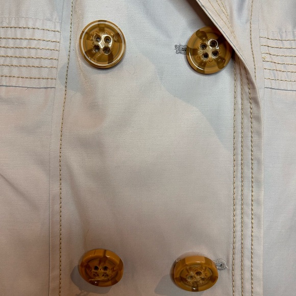 Esprit - Woman’s Trench Coat Blue Grey US L - Picture 2 of 5